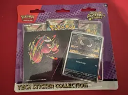 Pokemon TCG Mega Evolution ASCENDED HEROES Tech Sticker Collection Gastly 3-pack - Image 1