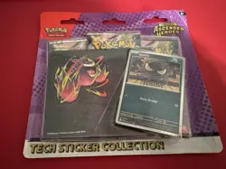 Pokemon TCG Mega Evolution ASCENDED HEROES Tech Sticker Collection Gastly 3-pack - Image 2