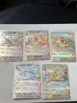Pokemon Eevelution ex Lot Prismatic Evolution Umbreon Flareon Jolteon Eevee NM - Image 1