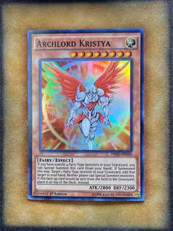 Yugioh Archlord Kristya DESO-EN050 Super Rare 1st Ed NM - Image 1