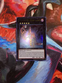 Yugioh! Number 53: Heart-eartH CBLZ-EN046 Ultra Rare 1st Edition Light Play - Image 1
