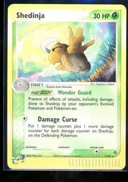 2003 Pokemon EX Dragon Shedinja Reverse Holo #11/97 - Image 1