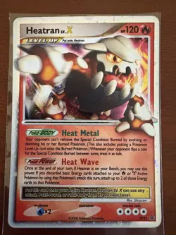 Heatran LV.X DP31 - MP - Pokemon Diamond and Pearl Promos Promo - Image 2