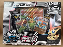 POKEMON Unova Victini Illustration Collection Black Bolt White Flare NEW SEALED - Image 1
