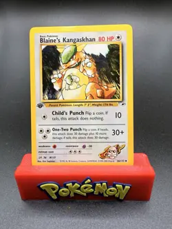 Pokemon TCG Blaine's Kangaskhan Gym Heroes 36/132 1st Edition Uncommon NM/MT Vtg - Image 1