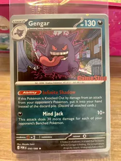 Pokemon Gengar GameStop Stamp Promo 050/088 | SEALED!! Perfect Order Promo 🔥 - Image 1