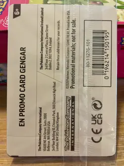 Pokemon Gengar GameStop Stamp Promo 050/088 | SEALED!! Perfect Order Promo 🔥 - Image 2