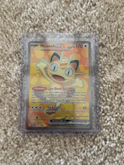 English Pokemon Perfect Order Meowth Ex Full Art (107/088). - Image 1