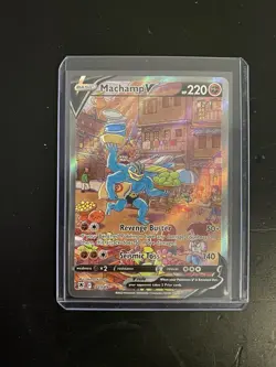 2022 Pokemon SWSH Astral Radiance Machamp V Alt Art 172/189 Mint Condition - Image 1