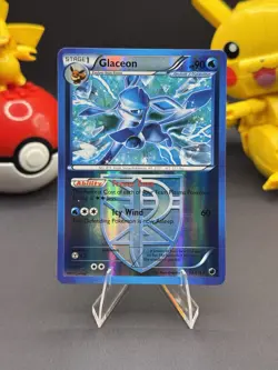 Pokemon Glaceon Team Plasma Holo Plasma Freeze 23/116 Stage - Image 1