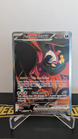 Pokemon TCG #092/064 Fezandipiti EX Shrouded Fable SIR Holo Rare Fill Art NM - Image 1