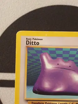 Pokemon Karte Ditto 18/62 Fossil Set Pokemon Original TCG 1999 Vintage - Image 3