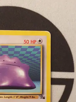 Pokemon Karte Ditto 18/62 Fossil Set Pokemon Original TCG 1999 Vintage - Image 4