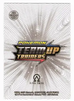 POKEMON TEAM UP TRAINERS - NURSE JOY & CHANSEY * CRACKED ICE HOLO - Image 2