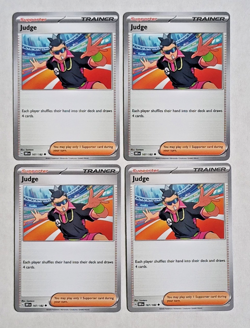 Pokemon TCG 4x Judge 167/182 Destined Rivals Playset NM - Image 1