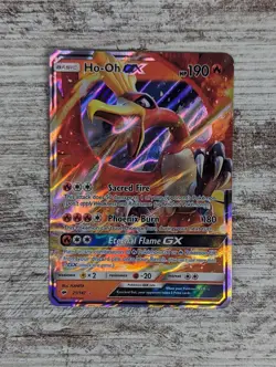Ho-oh GX Ultra Rare - 21/147 Burning Shadows - Pokemon TCG - Mint/NM - Image 1