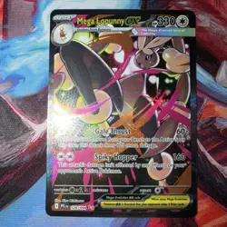 MEGA LOPUNNY EX 128/094 SPECIAL ILLUSTRATION RARE PHANTASMAL FLAMES POKEMON NM/M - Image 1
