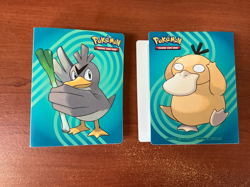 2 Pokemon Mini Portfolios/Binders - Psyduck & Farfetch'd Journey Together 2025 - Image 1