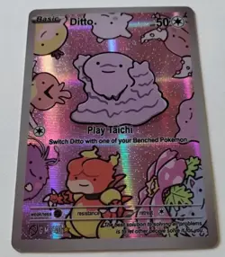Pokemon After Skool Hobby Grimer Ditto Purple Holo #40 First Edition - Image 3