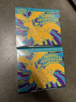 Pokemon Ascended Heroes Elite Trainer Box x2 ETB NEW SEALED IN HAND SHIPS FAST - Image 1