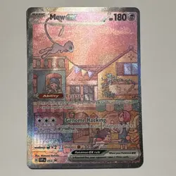 Pokemon Mew EX 053 SVP Scarlet & Violet Promo Full Art Holo 180 HP - Image 2