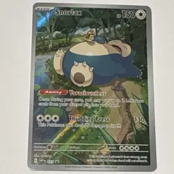 Pokemon Snorlax 051 SVP Scarlet & Violet Promo Holo 150 HP Promo - Image 1