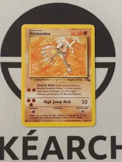 Pokemon Karte Kicklee 22/62 Fossil Set Pokemon Original TCG 1999 Vintage - Image 1