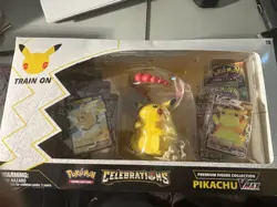 Pokemon Celebrations Premium Pikachu V Max Figure Collection Sealed - Image 1