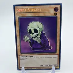 Yugioh Skull Servant BLMM-EN002 Secret Rare 1st Ed NM - Image 1