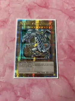 Yugioh: Blue-Eyes White Dragon - Quarter Century Secret Rare - LC01-EN004 - NM - Image 1