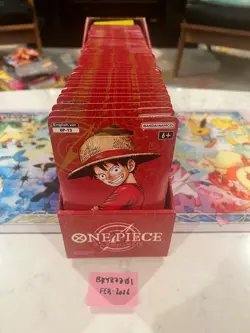 OP-13 ONE PIECE Carrying On His Will Sleeved Boosters x 10 packs ENGLISH - Image 1