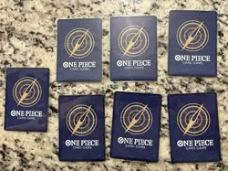 One Piece 3rd Anniversary Treasure Pack Campaign Foil Promo Set of 7 English - Image 2