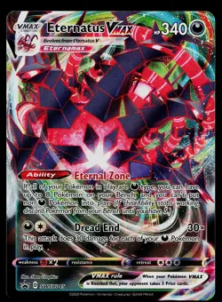 Pokemon Card Sword & Shield Promo Eternatus VMAX SWSH045 Holo - Image 1