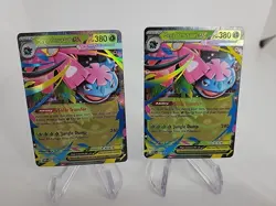 2 Pokemon Mega Venusaur EX XY123 Promo Holo Cards 2x Standard English - Image 1