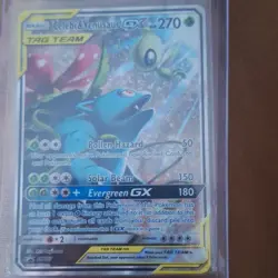 Celebi & Venusaur GX Pokemon Card SM167 TAG TEAM Promo Holo 270 HP - Image 1