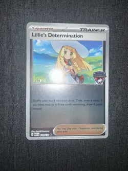 Lillie's Determination 119/132 - Mega Evolution - Pokemon Card - Staff Promo - Image 3