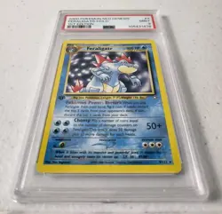 Feraligatr 1st Edition 4/111 - Neo Genesis *PSA 9 - MINT* Holo Rare Pokemon Card - Image 2