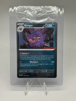 Pokemon Gengar GameStop Promo Stamped Card English 050/088 SEALED - Image 1