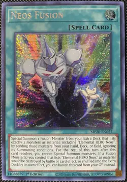 Neos Fusion MP20-EN027 2020 Tin of Lost Memories 1st Edition - Yugioh Card - Image 1