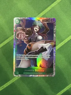 Jewelry Bonney OP07-026 Reprint SR ONE PIECE Tcg Card Game NM GREEN - Image 1