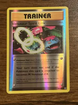 Venusaur Spirit Link 89/108 NM Reverse Holo XY Evolutions Foil Pokemon Card - Image 1