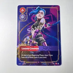 Loose Cannon 251/298 Rare Trial Deck Sample Card Riftbound League Origins - Image 1