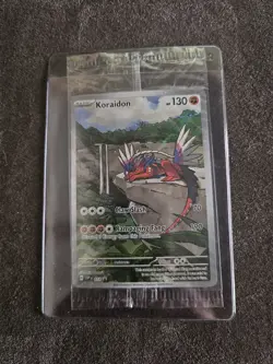 Koraidon SVP014 Black Star ETB Promo Scarlet & Violet Pokemon Card Sealed - Image 1