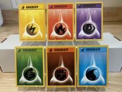 Pokemon Base Set Energy Card Lot (6 Cards) 1999 Wizards - Image 1