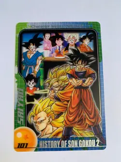 Dragon Ball Z Morinaga Wafer Card 101 - Image 1
