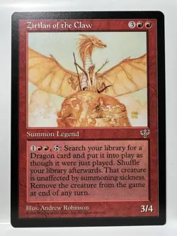 Mtg Carte Magic Mirage Zirilan of the Claw English NM - Image 1