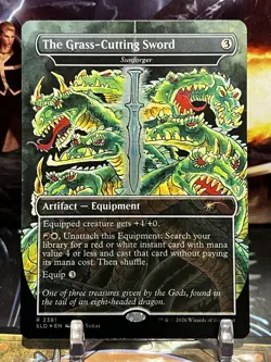 MTG | The Grass-Cutting Sword - Sunforger [Secret Lair TMNT] ✨FOIL✨ - Image 1