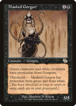 Masked Gorgon #69 (Foil) (MP) Judgment JUD Magic MTG - Image 1