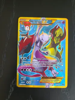 Mewtwo EX 163/162 XY Breakthrough Pokemon card TCG - Image 1