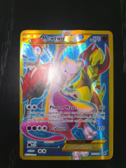Mewtwo EX 163/162 XY Breakthrough Pokemon card TCG - Image 2